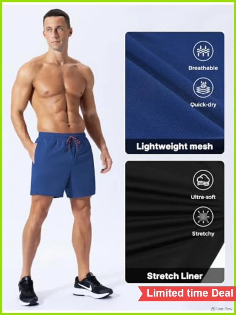 Men's 2-in-1 Athletic Shorts 5